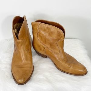 Vintage Giorgio Brutini Men’s Brown Leather Cowboy Boots Size 9.5